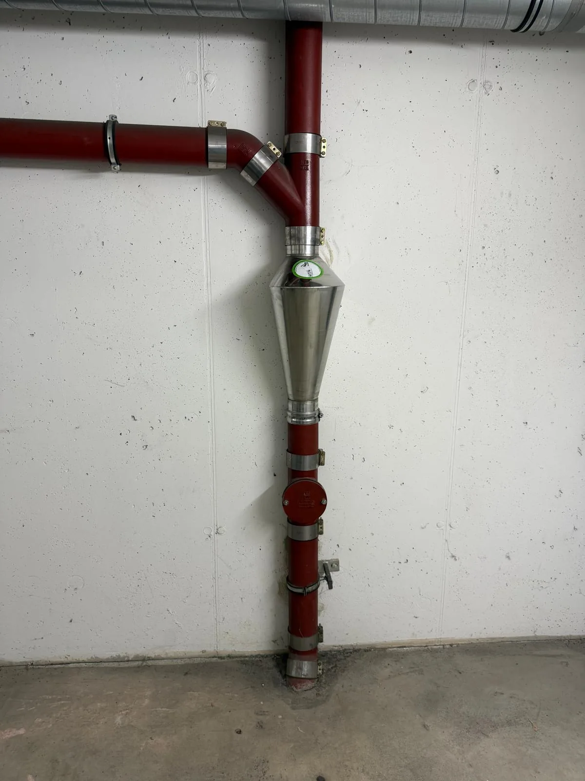 Rattentrichter eingebaut